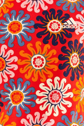 Vestido adidas estampado sunny day vivid red