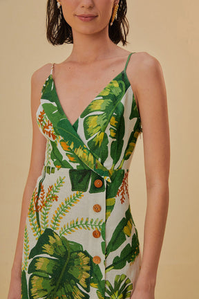 Vestido Floresta Tropical